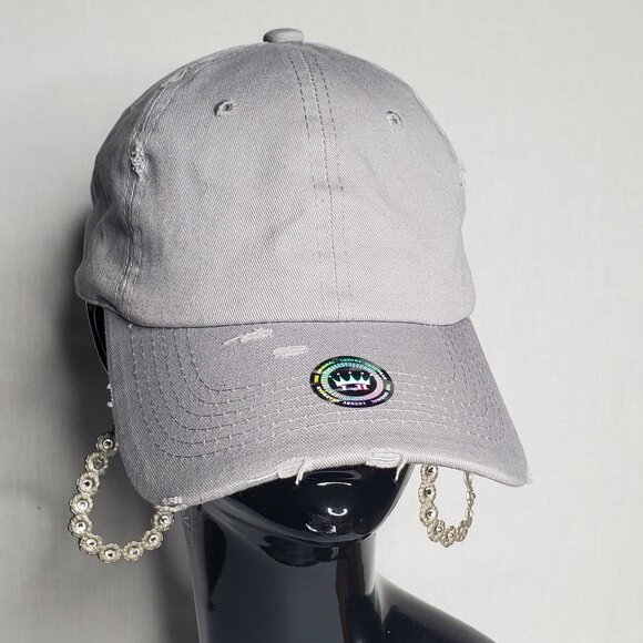 Born to Wear Leopard Gray Sleeveless Tee with Hi-Lo bottom hem. - Picture 6 of 8